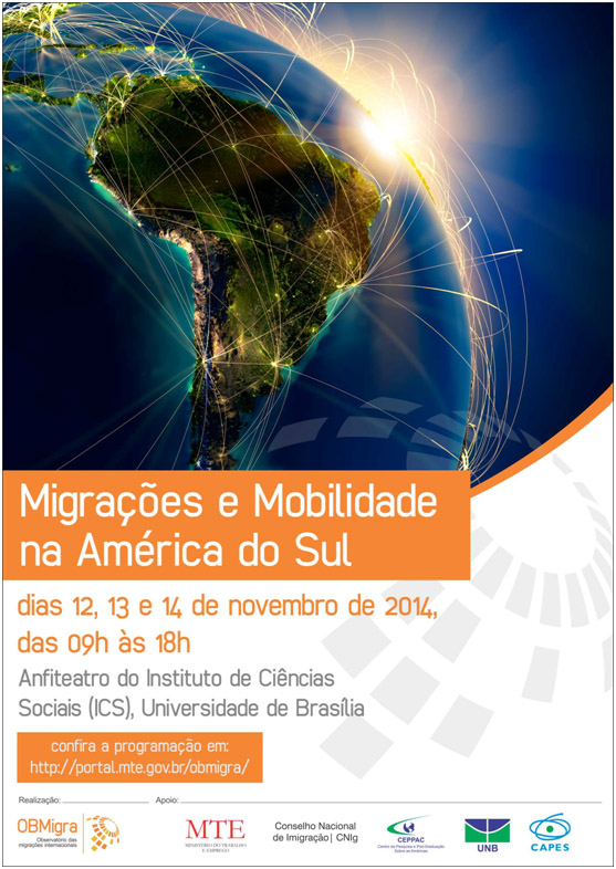 Seminário Internacional Migração e Mobilidades na América do Sul
